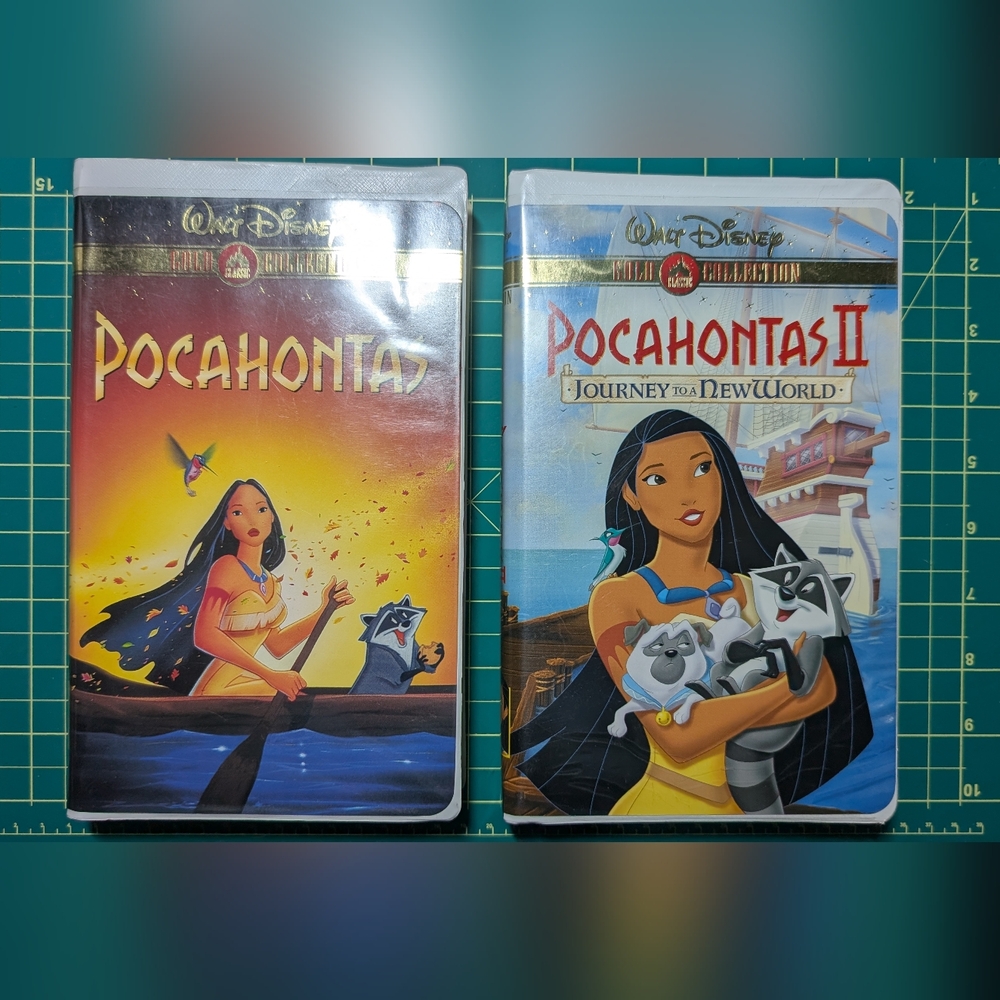 Disney Pocahontas 1&2 VHS Masterpiece Collection